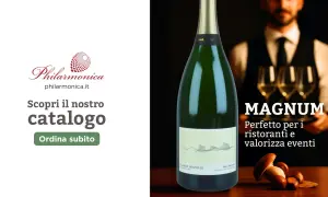 Bottiglia Magnum di champagne, perfetta per ristoranti e per valorizzare eventi. Scopri il catalogo Philarmonica.