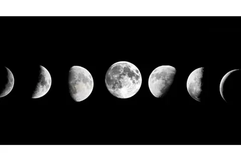 Fasi lunari, ideali per un calendario per travasare il vino.