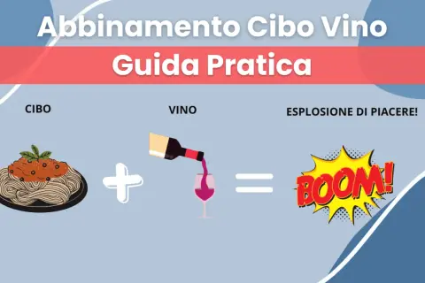 Guida pratica all'abbinamento cibo vino AIS: un piatto di spaghetti con sugo incontra un bicchiere di vino, creando un'esplosione di piacere!