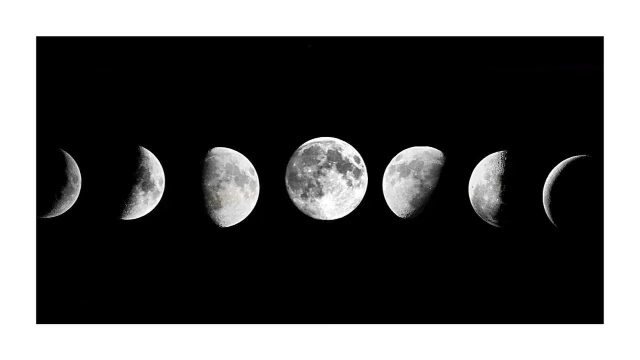 Fasi lunari, ideali per un calendario per travasare il vino.